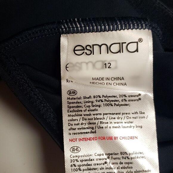 🌹Esmara USA Swimsuit sz 12 Like New - Picture 8 of 8